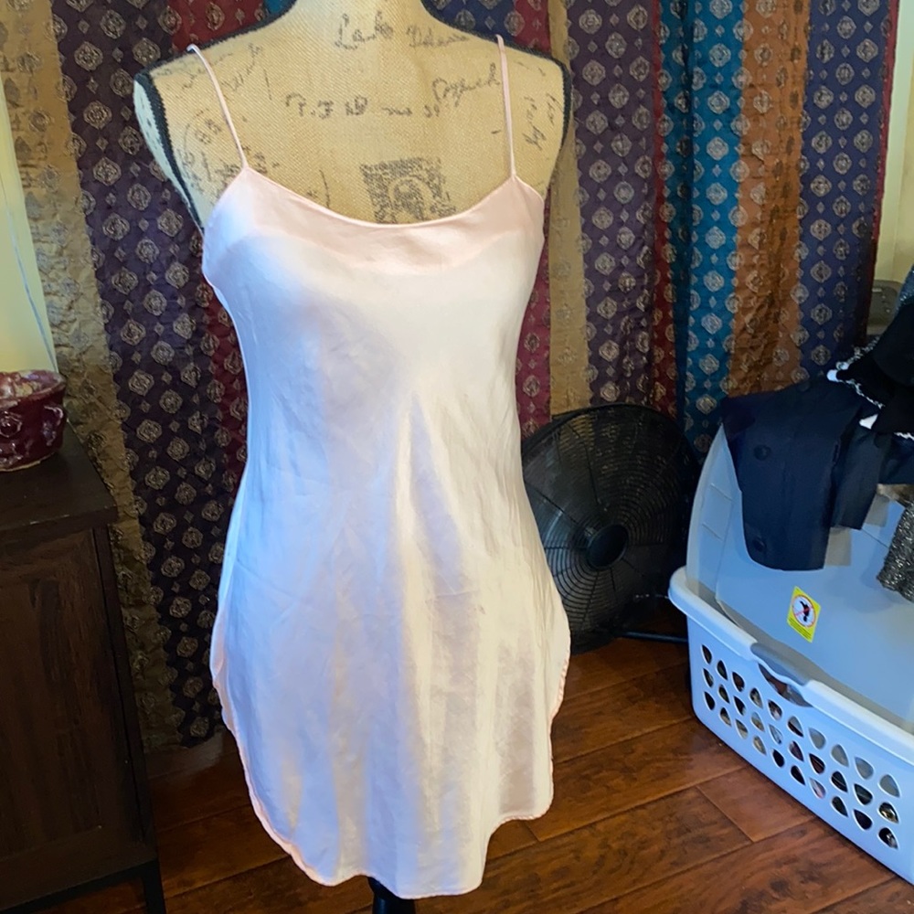 Gold label ballet core pink slip dress Victoria’s Secret